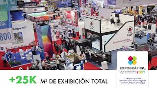 EXPOGRÁFICA 2021 La Mayor Exposición Latinoamericana de Impresión Etiqueta y Empaque [upl. by Relyat]