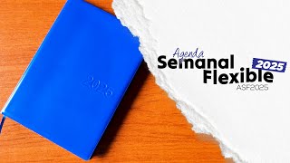 Agenda Semanal Flexible 2025  ASF2025 [upl. by Enninaej]