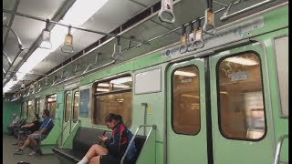 Budapest Metro Line M3 Old Train Metrowagonmash 81717714 [upl. by Carroll170]