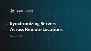 Resilio Connect Synchronizing Servers Across Remote Locations [upl. by Nottnerb477]