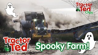 Scary Giant Machines On The Spooky Farm 👻 Tractor Teds Halloween Farm [upl. by Handbook798]