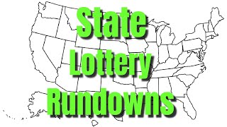 State Pick 3 Lottery Rundowns Part 2 [upl. by Saundra]