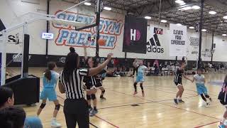 Why Not Premier Jr 13U vs LA Sky 13U 7th Gold Div 11324 lca2119 hypeherhoopscircuit [upl. by Enegue]