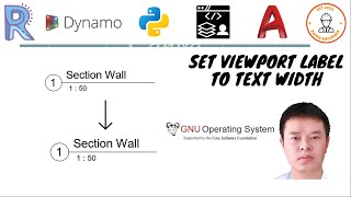 Set Viewport Label To Text Width Revit Dynamo  Chỉnh Viewport Label bằng Text  Kỹ sư giấy [upl. by Hose]