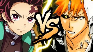 TANJIRO VS ICHIGO RAP BATTLE  RUSTAGE ft Connor Quest [upl. by Ezarras130]