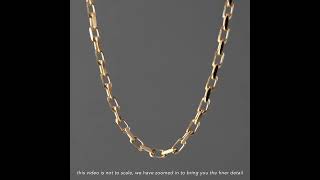 9ct Yellow Gold Diamondcut Belcher Chain  2mm [upl. by Nikita]