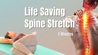 The Deep Back Stretch That Will Transform Your Spine Mobility [upl. by Nehtanoj590]