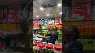 Drink vanishes into ceiling hole at Queens Way Ernakulam [upl. by Aekin266]