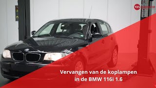 Vervangen van de koplampen in de BMW 116i 16 [upl. by Lajet]