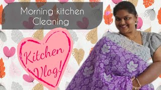 kitchen vlog  Cleaning Stove and cast iron wok  cleaning video [upl. by Nylhtiak]