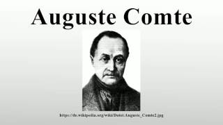 Auguste Comte [upl. by Ytok]