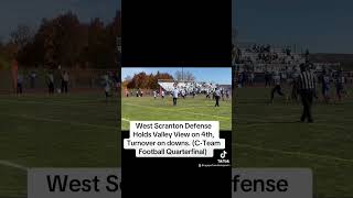 Valley View Cougars and West Scranton CTeam Quarterfinal Highlight 102024 C5 football scranton [upl. by Amsed]