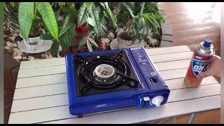 How to Use A Portable Butane Gas Stove [upl. by Assennev323]