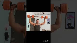 Overhead Barbell Press for shoulder subhofitness [upl. by Araas64]