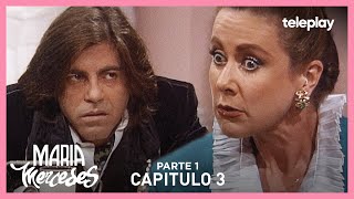 Maria Mercedes  Capítulo 3 Malvina ameaça Santiago  Parte 1  teleplay 2K [upl. by Ahtiekal]