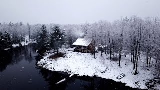 Coffee amp Chat at the off grid cabin [upl. by Canica]