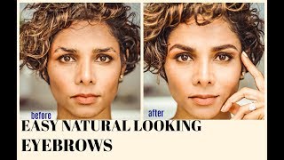 HOW DO I DO MY EYEBROWS EASY TUTORIAL [upl. by Granville712]