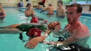 How to rescue unconscious drowning victims [upl. by Aciras]