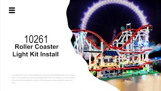 【LGK077 Installation Video】Lightailing Light Kit For Lego Roller Coaster 10261 [upl. by Paehpos188]