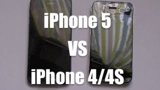 Comparaison entre liPhone 5 et liPhone 4S4 [upl. by Llerreg]