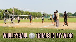 Today north zone Volleyball Trials In My Vlog [upl. by Thatcher]