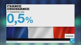 France  la croissance accélère au 1er trimestre à 05 [upl. by Nnairrek]