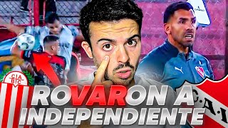 DÓVALO NO DEJÓ GANAR AL ROJO  BARRACAS CENTRAL vs INDEPENDIENTE 22  YUDCO AL HUESO [upl. by Nodarse]