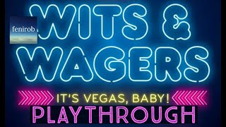 Wits amp Wagers It’s Vegas Baby Board Game  Playthrough 6 Players [upl. by Llecram333]