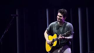 John Mayer  Stop This Train with Continuum Interview clip  Boston MA 100623 [upl. by Cassy]