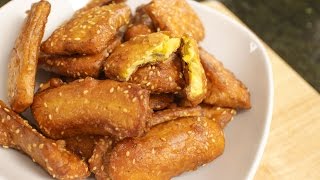 Thai Fried Bananas กล้วยแขก  Hot Thai Kitchen [upl. by Hoon]