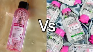 Garnier micellar Water vs Skincafe micellar water review [upl. by Egap]