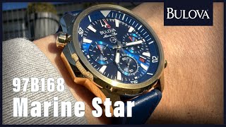 Unboxing The Bulova Marine Star 97B168 [upl. by Yraht612]