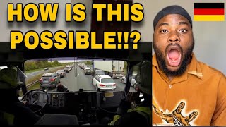 American reacts to German firefighters AMAZING response to motorway accident [upl. by Elatnahs]