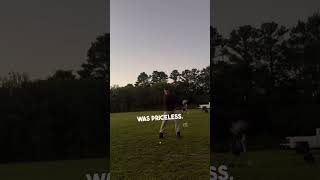 This wife swapped a real golf ball for a gender reveal one and this happened 🥰 [upl. by Aiyotal]