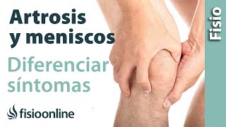 Cómo diferenciar si un dolor de rodilla es por artrosis o por el menisco [upl. by Navetse]