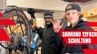 Shimano XT 12fach Schaltung richtig einstellen  eBike Schaltung einstellen Anleitung [upl. by Assenej315]