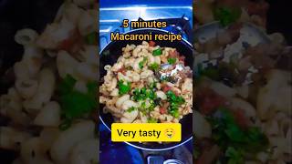 5 minutes tasty Macaroni recipe 🤤delicious foodblogger cravingforfood [upl. by Otrebile935]