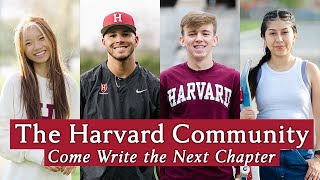 The Harvard Community  Come Write the Next Chapter [upl. by Sager]