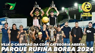 VEJA O CAMPEÃO DA COPA DOS CAMPEÕES ABQM  CATEGORIA ABERTA  PARQUE RUFINA BORBA 2024 [upl. by Selig]