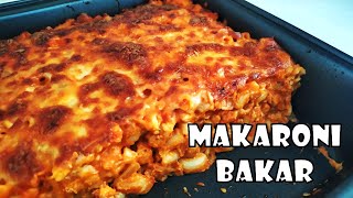 Makaroni Bakar Berkeju yang Mudah Disediakan  Easy Prepared Cheesy Baked Macaroni [upl. by Ramsay932]