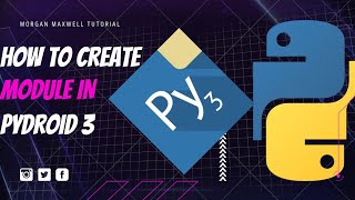 how to create module in pydroid 3 app [upl. by Suruat]