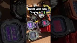 Solar Charging Gshock all at once [upl. by Yrnehnhoj595]