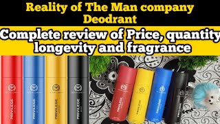 Review of the man company deos  Best deos under rs 150  perfume in affordable price [upl. by Tenahs]