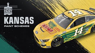 Paint Scheme Preview Kansas Motor Speedway  StewartHaas Racing [upl. by Ninette]