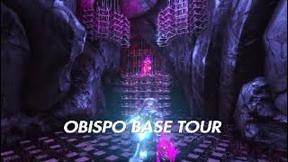 OBISPO BASE TOUR  RED SURFACE  ARK PVP  KINGS ICED [upl. by Nofpets]