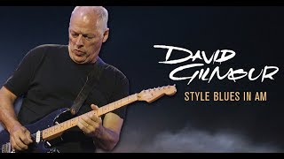 Slow Blues Backing Track  David Gilmour Style Am [upl. by Tihom]