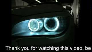 BMW F01F02 7 Series LED HID Angel Eyes SUPER BRIGHT ERROR FREE [upl. by Kora]