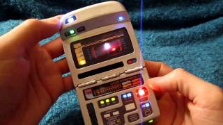 Star Trek Voyager Endgame Science Tricorder Roddenberry HERO prop [upl. by Oirrad]