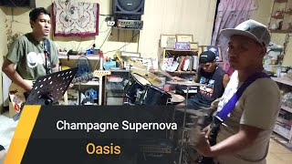 Champagne Supernova Oasis jamming session only [upl. by Werdnaed]