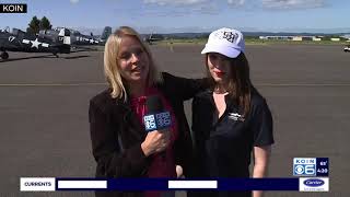 The NinetyNines an international organization of women pilots at Oregon Intnl Air Show [upl. by Ekle]